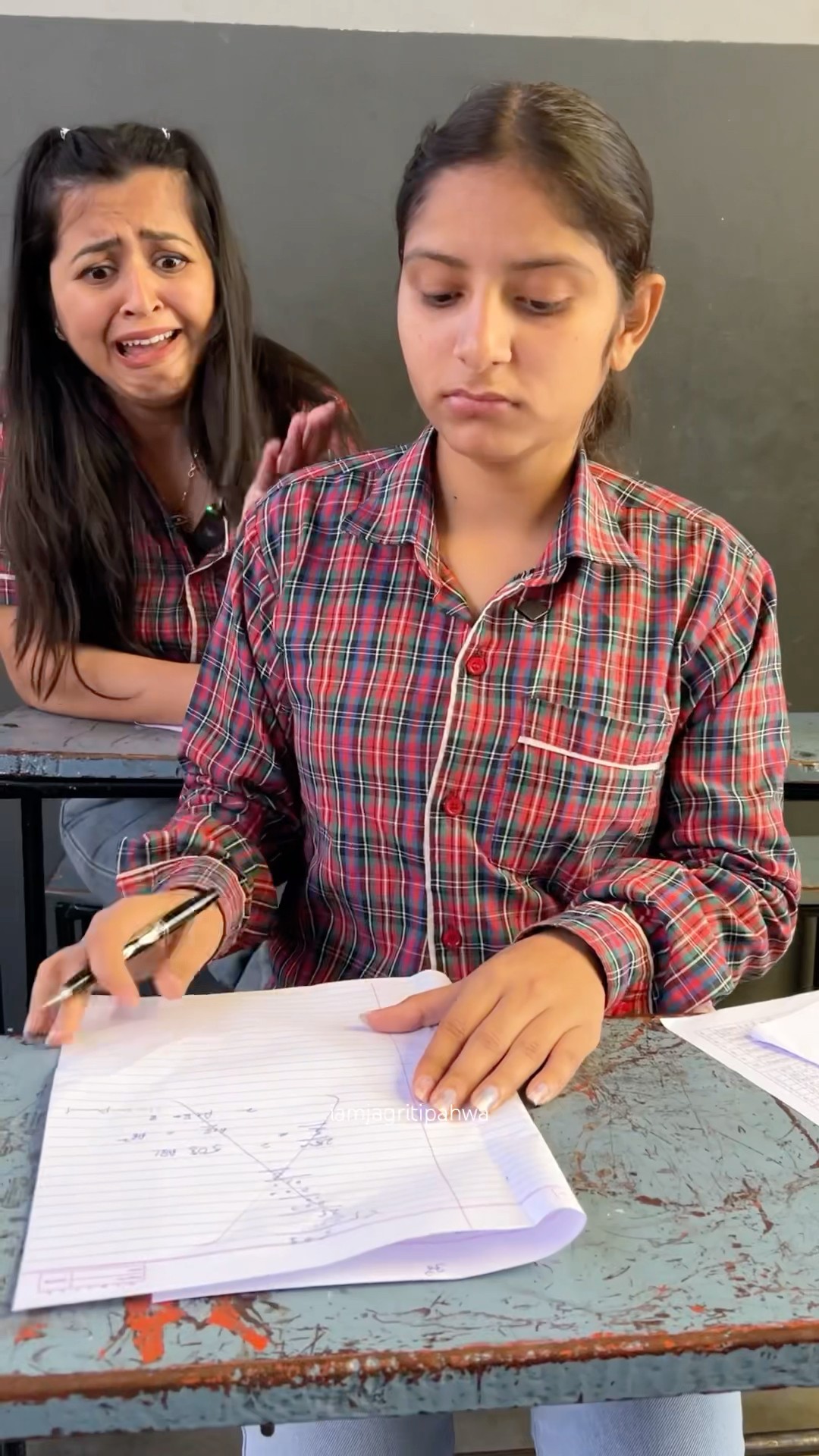 Are You in Board Class or Non Board ?? #boardexam #schoollife #exams #jagritipahwa #cheating